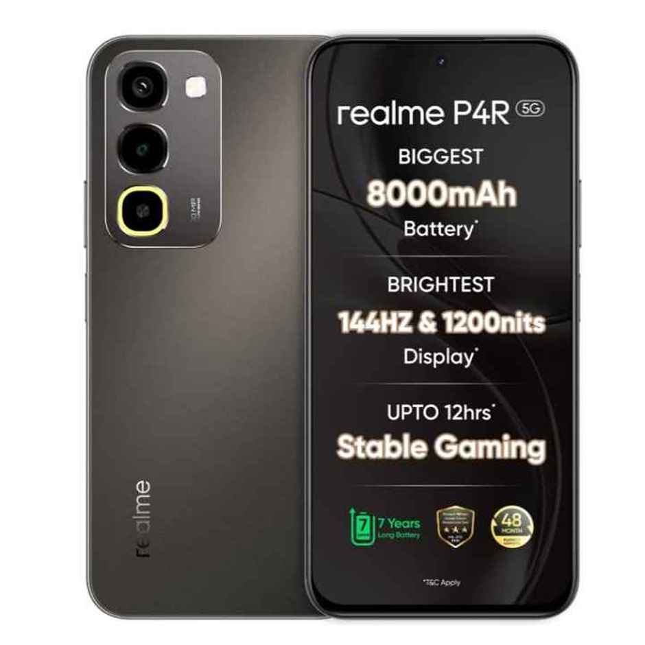 Realme P4R 5G | 4 GB RAM | 128 GB Storage | Titanium Glare