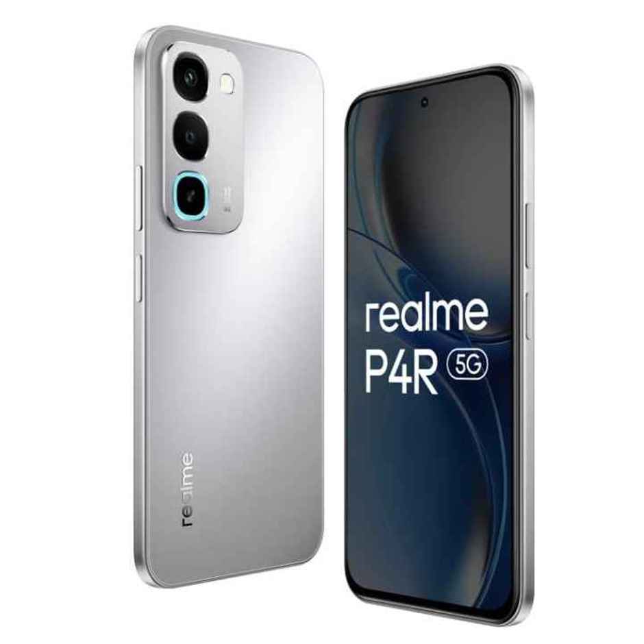 Realme P4R 5G | 6 GB RAM | 128 GB Storage | Silver Glare