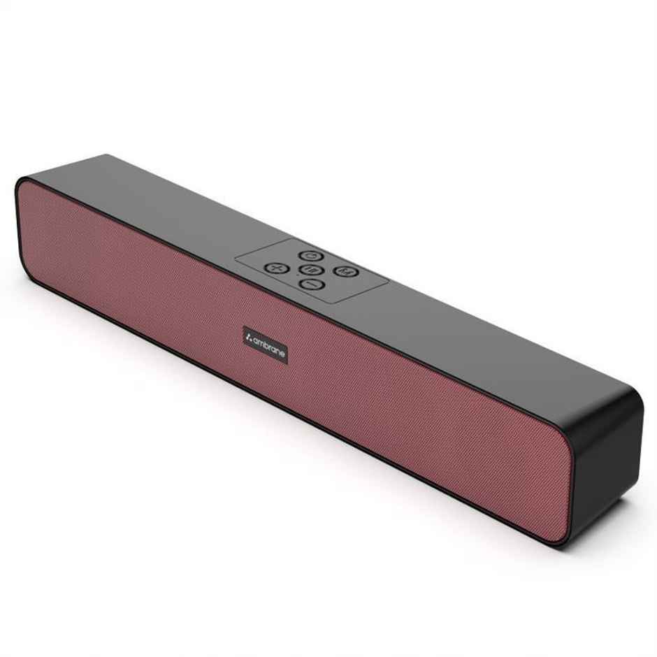 Ambrane 10W Wireless Bluetooth Speaker With 11Hrs Playtime, 51Mm Driver Soundbar Evoke Wave