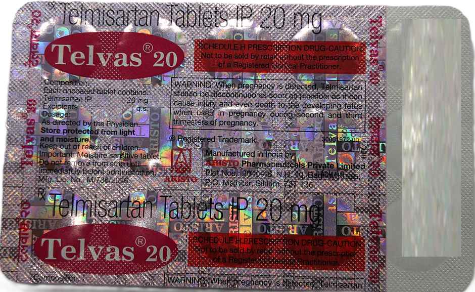 Telvas 20 Tablet