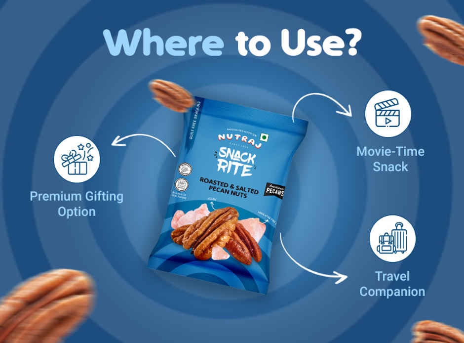 Nutraj Snackrite Premium Golden Roast Pecan