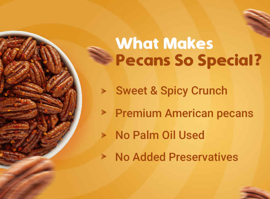 Nutraj Snackrite Premium Golden Honey Chilli Pecan