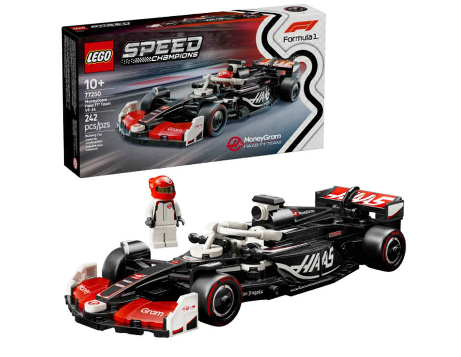 LEGO Speed Champions MoneyGram Haas F1 Team Race Car Toy Vehicle 77250 Building Blocks Toys