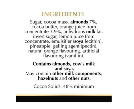 Lindt Excellence Orange Intense Dark Chocolate