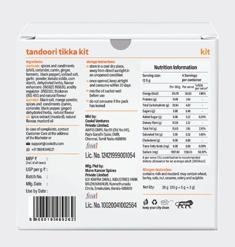 Cookd Tandoori Tikka Kit