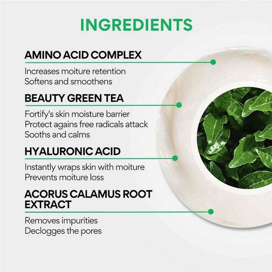 Innisfree Green Tea Hydrating Amino Acid Foam Cleanser