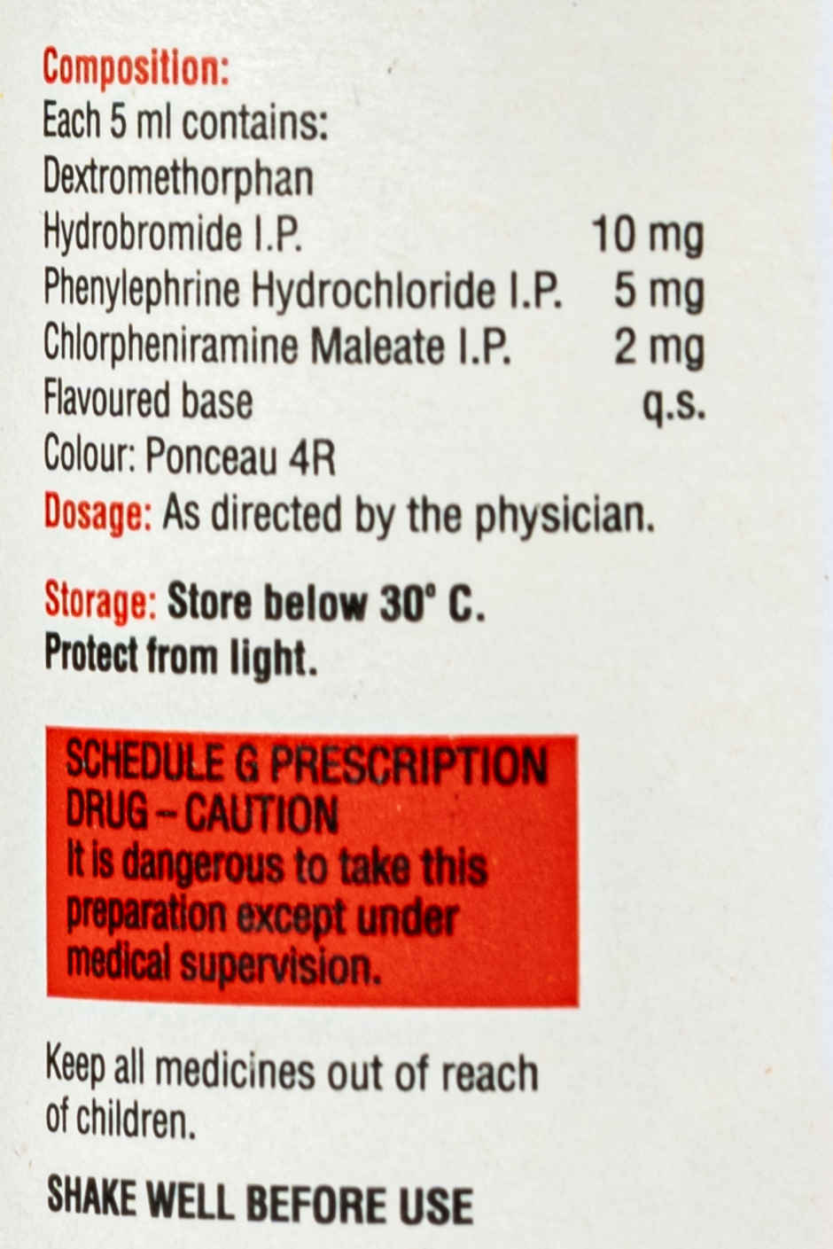 Ascoril D Junior Cough Syrup