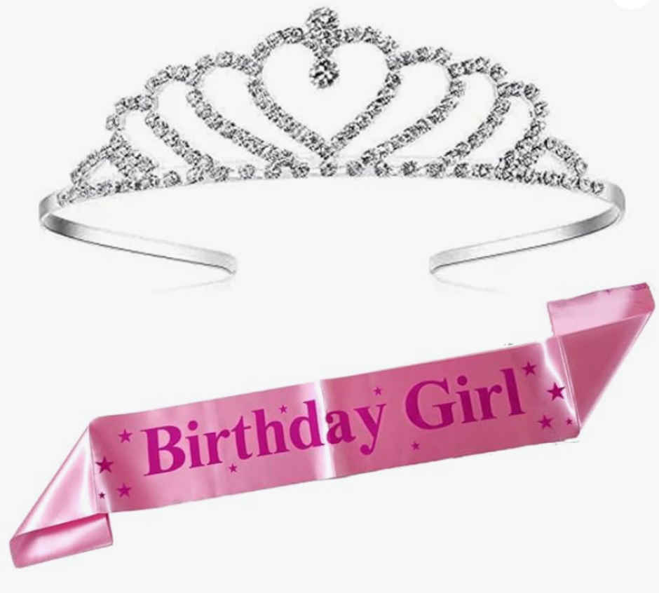 Birthday Girl Sash And Crown | Birthday Celebration | Party Needs | Propcon