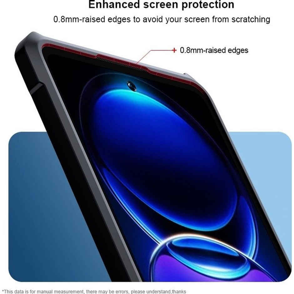 Kwine Case Vivo Y21 / Y33S Back Cover - Black Bordered Transparent Case