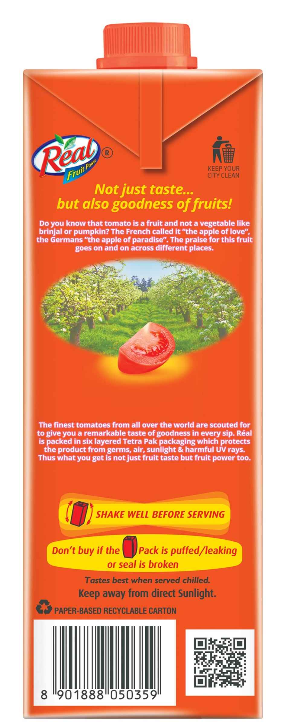 Real Fruit Power -Tomato Juice