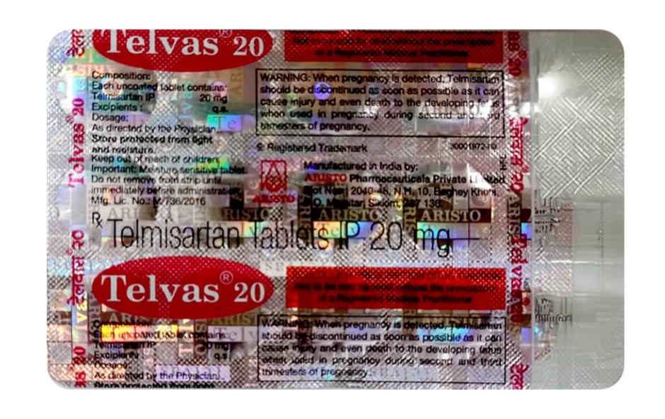Telvas 20 Tablet