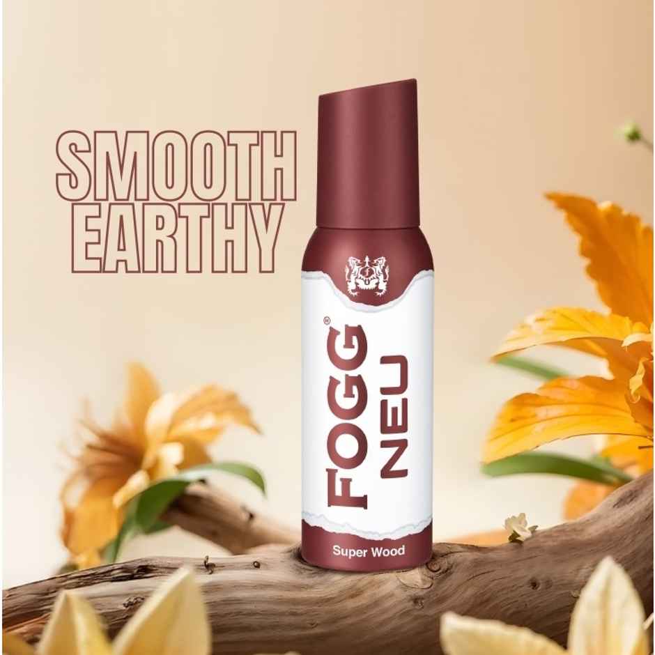 Fogg Neu Super Wood No Gas Long Lasting Perfume Deodorant Spray for Men and Women