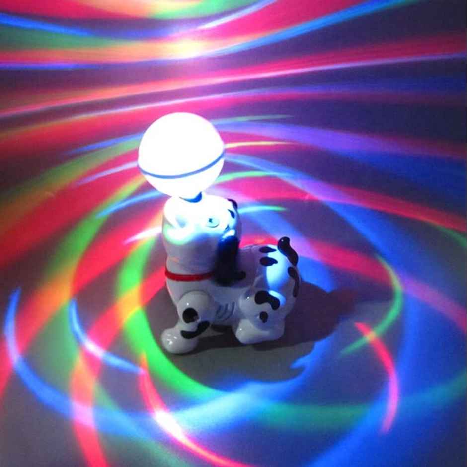 Fablue Musical Dancing Dog Toy for Kids with Flashing Lights - Sound and Light Toy for Toddlers