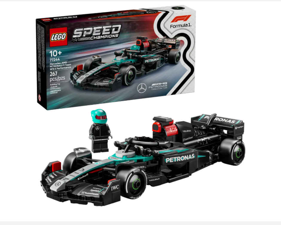 LEGO Speed Champions Mercedes AMG F1 W15 Race Car Toy Vehicle 77244 Building Blocks Toys