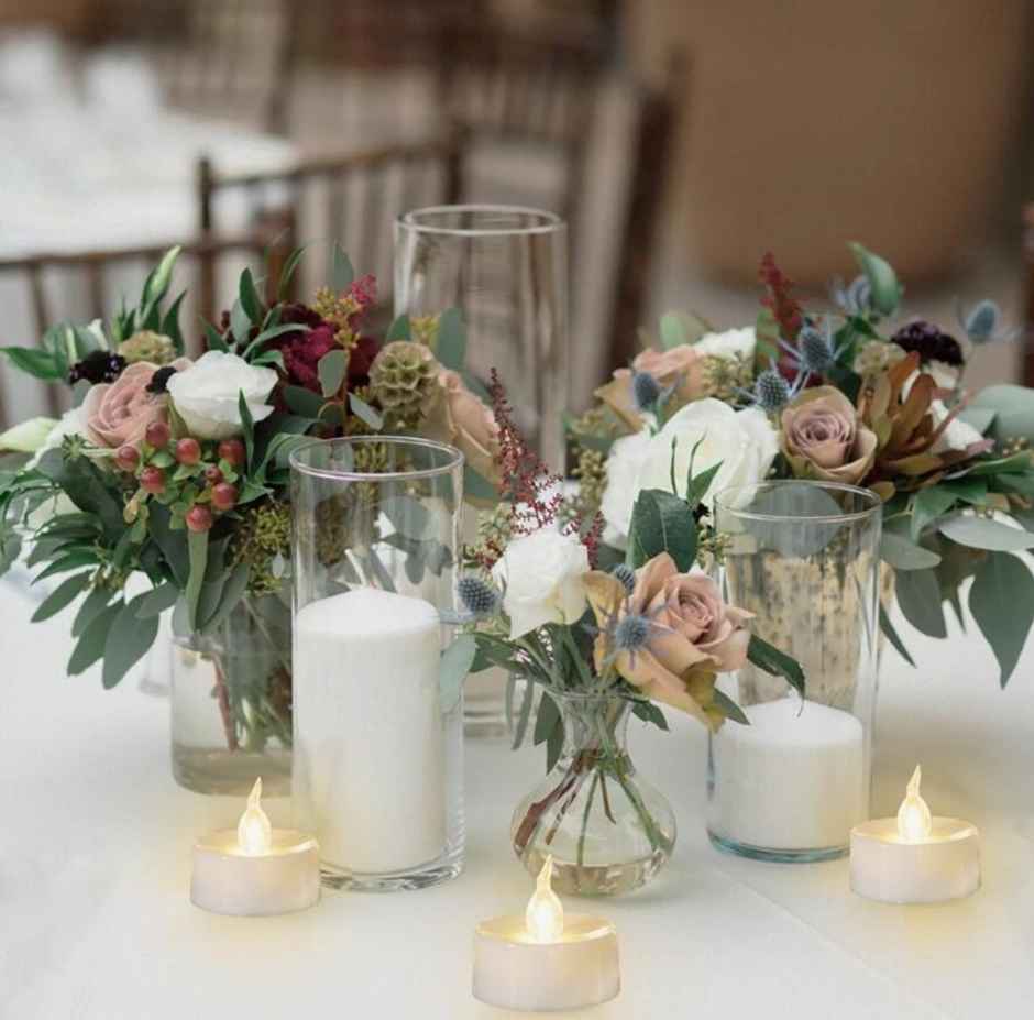 DesiDiya Acrylic LED Tea Light Candles