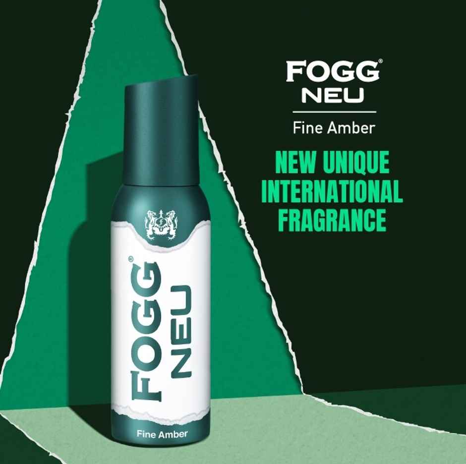 Fogg Neu Fine Amber No Gas Long Lasting Perfume Deodorant Spray | Unisex