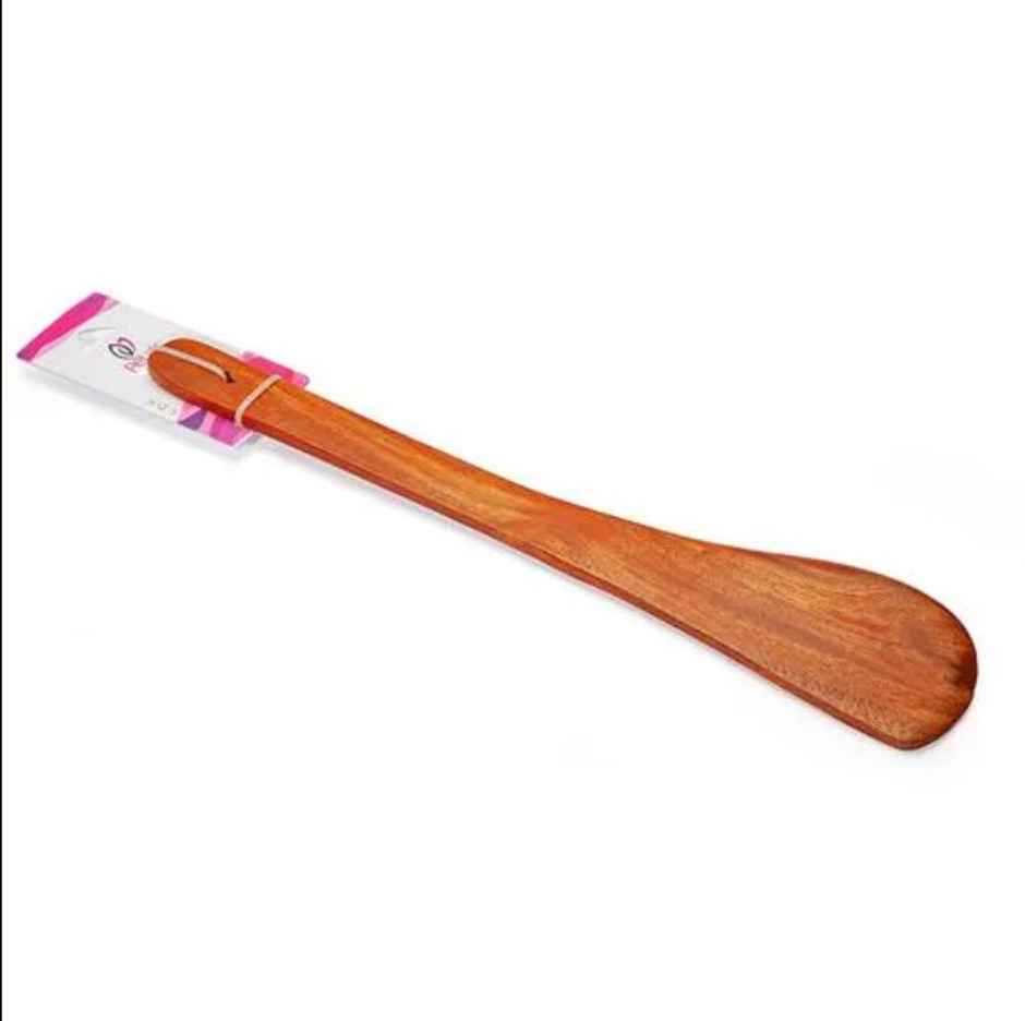 Petals Wooden Spatula One-Sided Nirlep -Dosa Palta/Taveta/Turner/Khurpi | 30 cm
