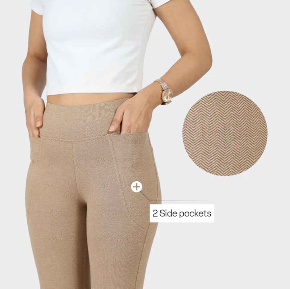 Blissclub Women's Werk-It Flare Pants - Caramel | S