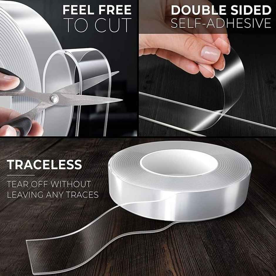 Daluci Double-Sided Nano Tape | Heavy-Duty | Removable | Traceless Mounting Tape