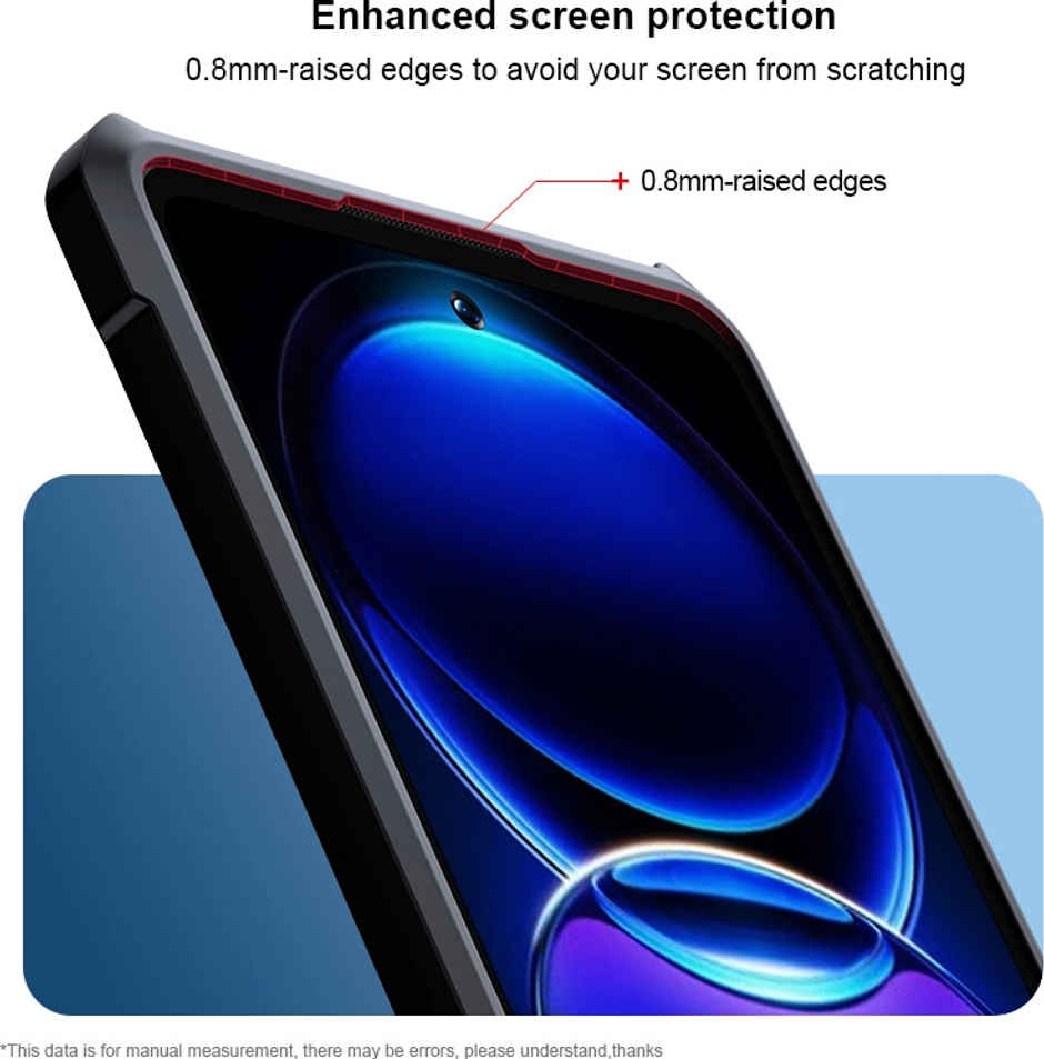 Kwine Case Oneplus Nord Ce 4 Lite Back Cover - Black Bordered Transparent Case