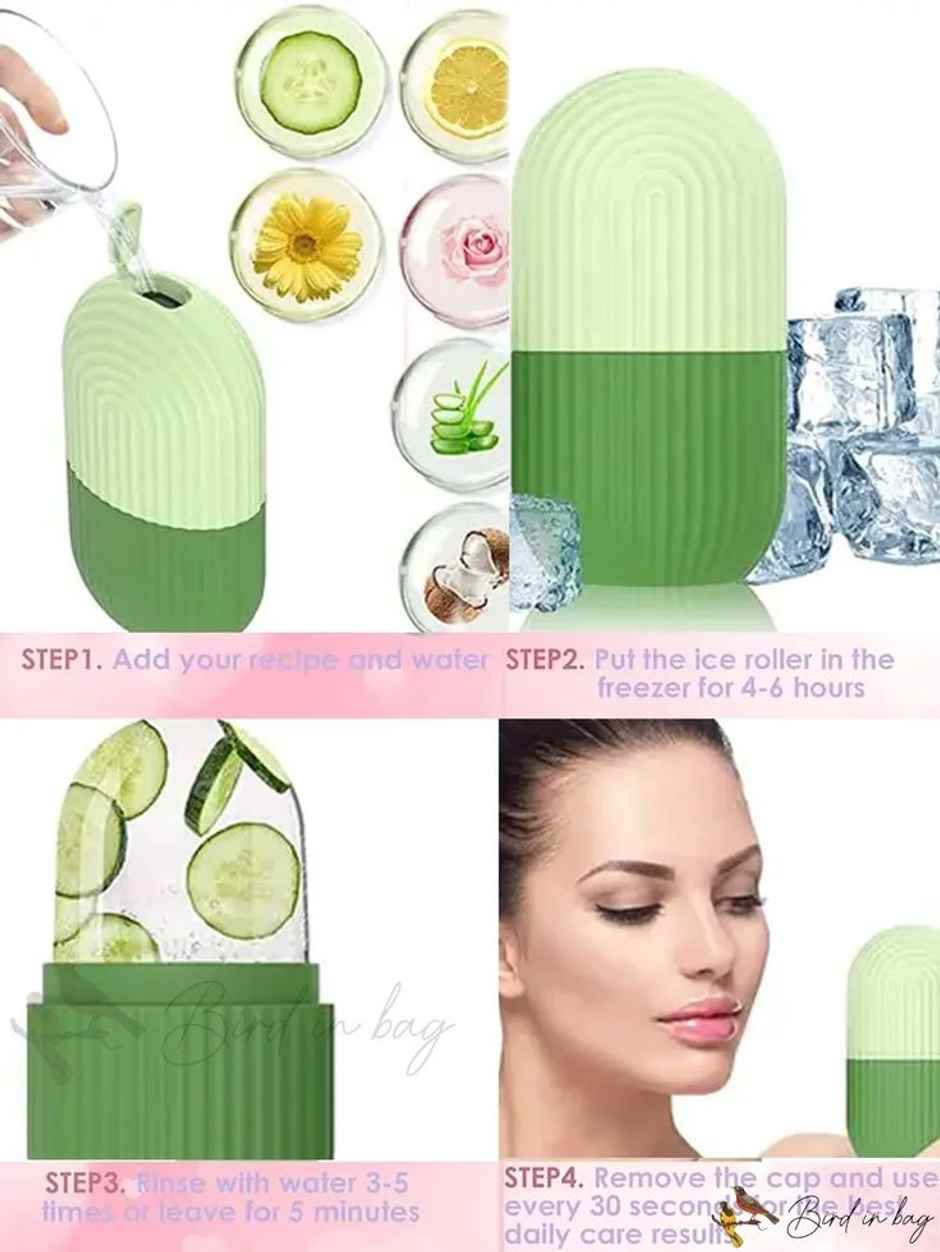 Bronson Professional Classic Silicone Ice Facial Roller | Color May Vary