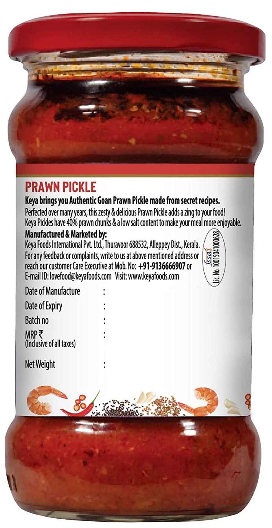 Keya Goan Prawn Pickle
