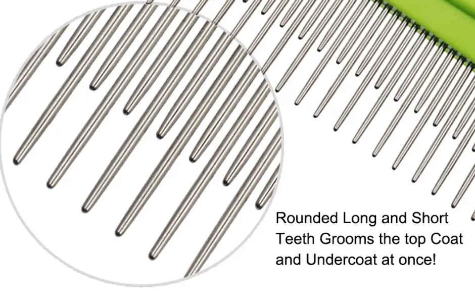 Pets Empire Single Side Brush Handle comb for pets