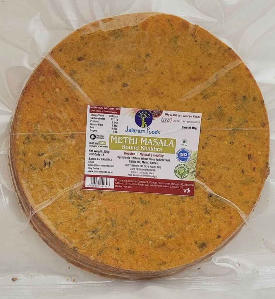 Jfs Round Khakhra - Methi Masala