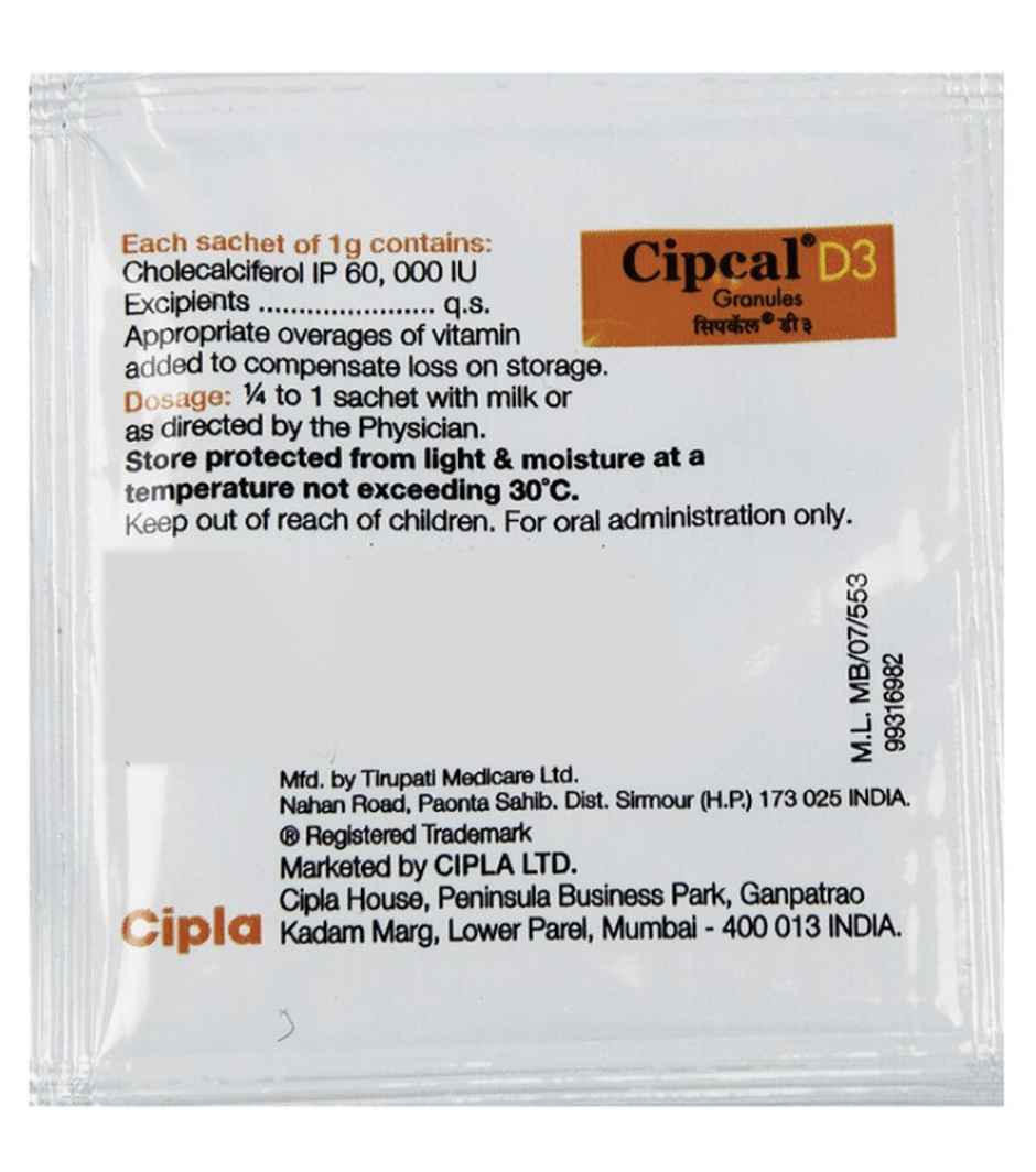 Cipcal D3 Vitamin D3 Granules