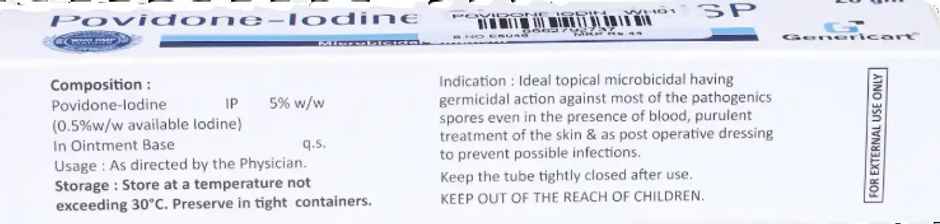 Genericart Povidone Iodine Ointment