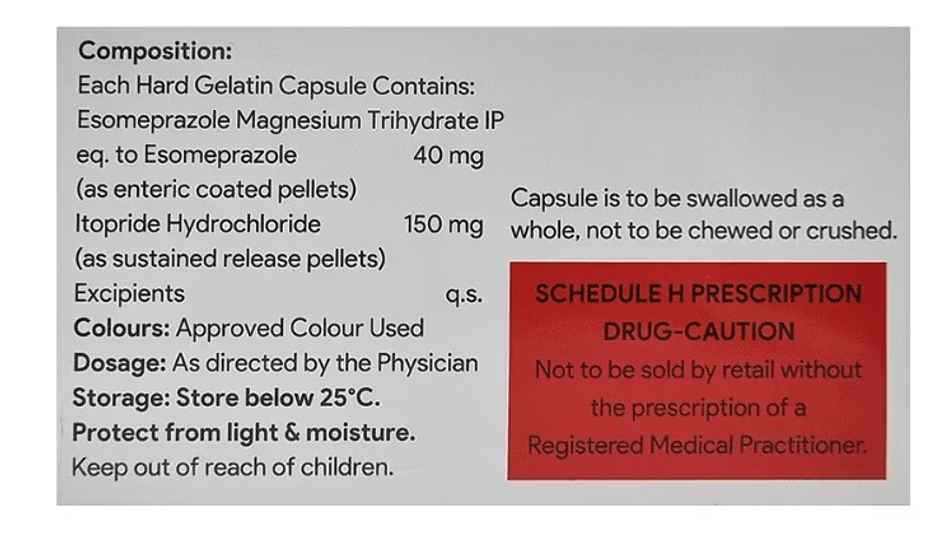 Esogress-IT 40mg+150mg Capsule