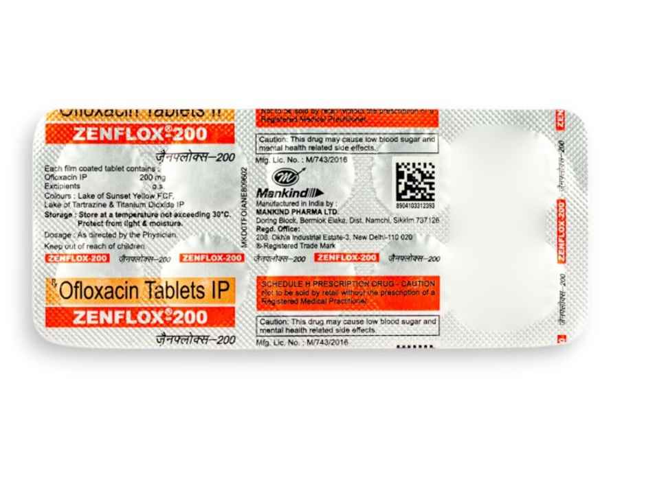 Zenflox-200 Tablet