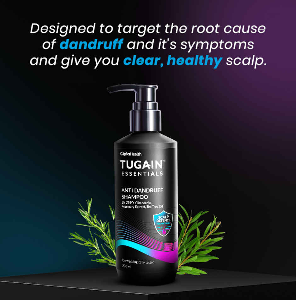 Tugain Essentials Anti Dandruff Shampoo