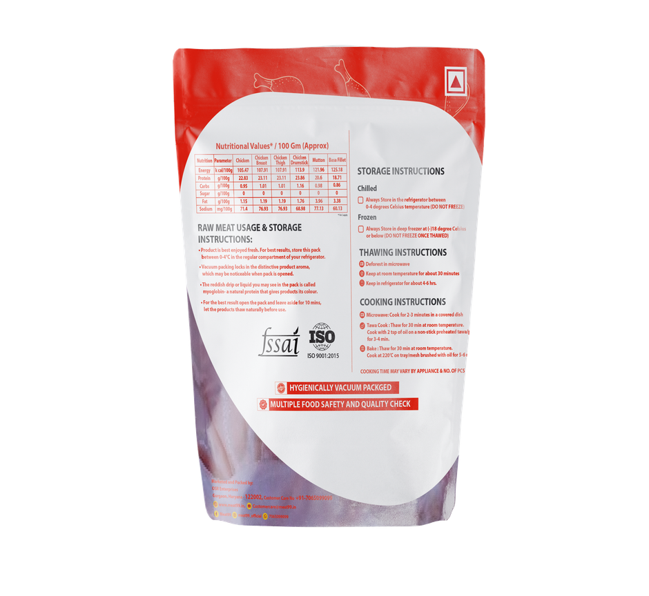 Meat 99 Chicken Breast Curry Cut (Boneless)