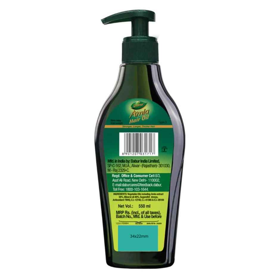 Dabur Amla Hair Oil 550mL