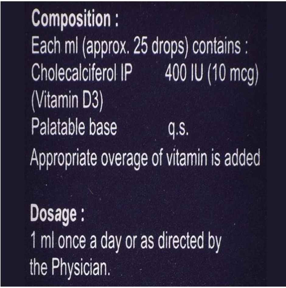 D3 Must 400IU Vitamin D3 Oral Drop