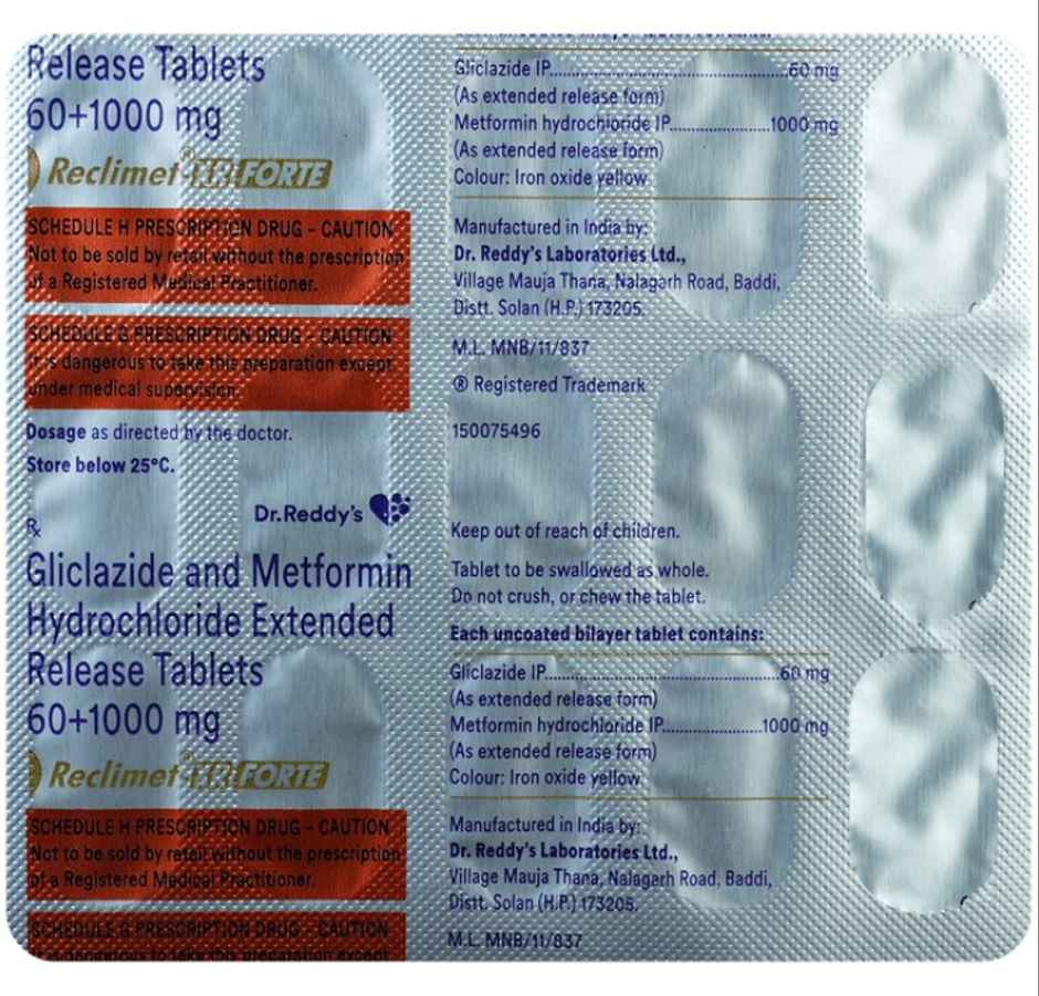 Reclimet-XR Forte Tablet