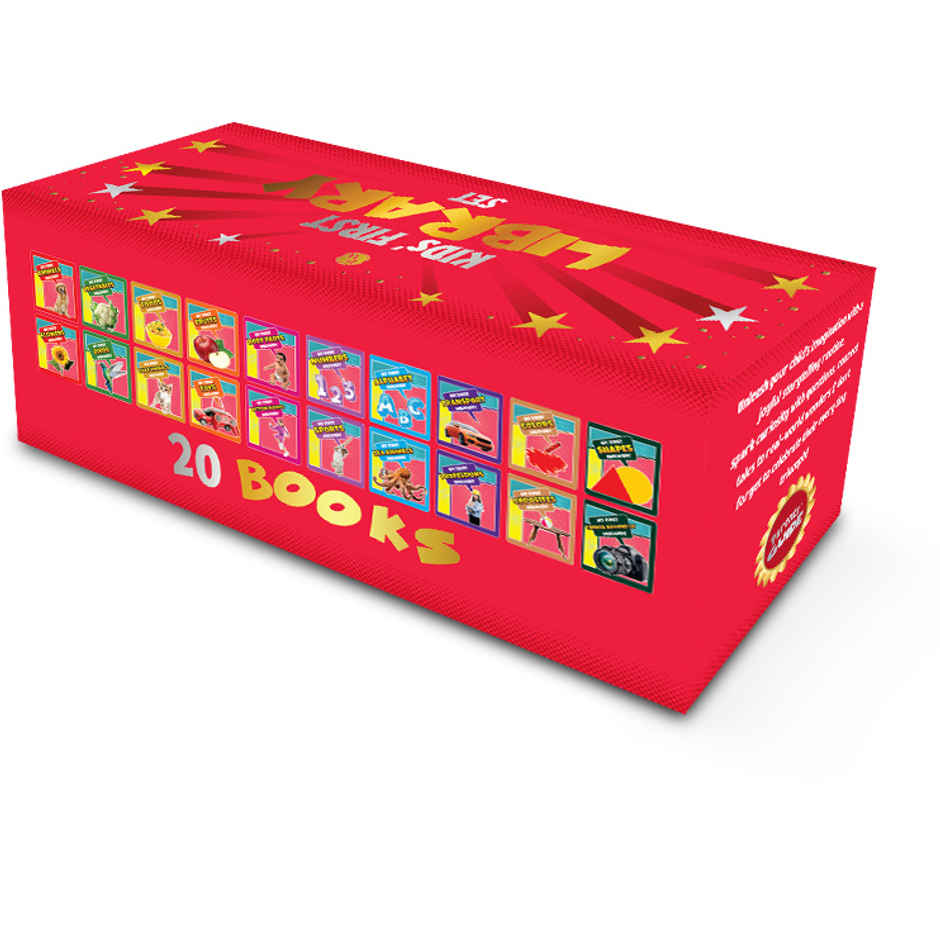 Kids' First Library Box Set Of 20 Board Books L Gift Set For Kids