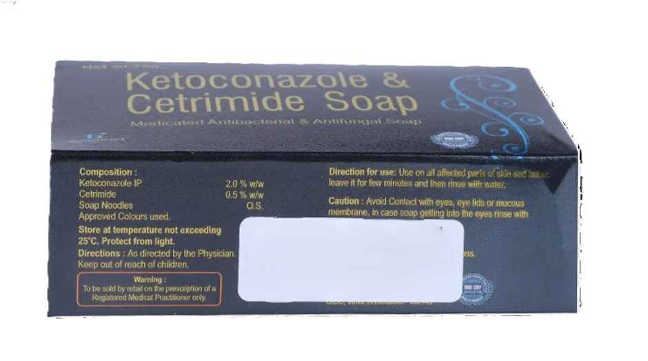 Genericart Ketoconazole Ip 2.0% w/w + Cetrimide 0.5% w/w Soap