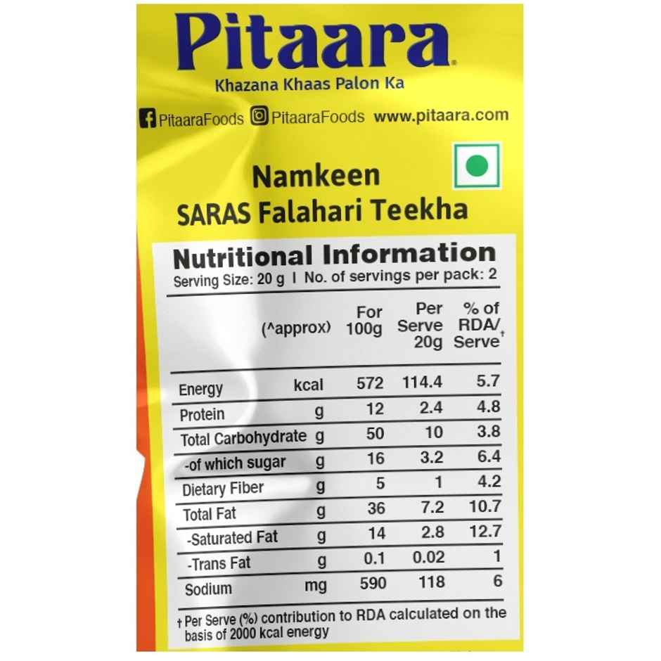 Pitaara Saras Falahari Teekha Namkeen