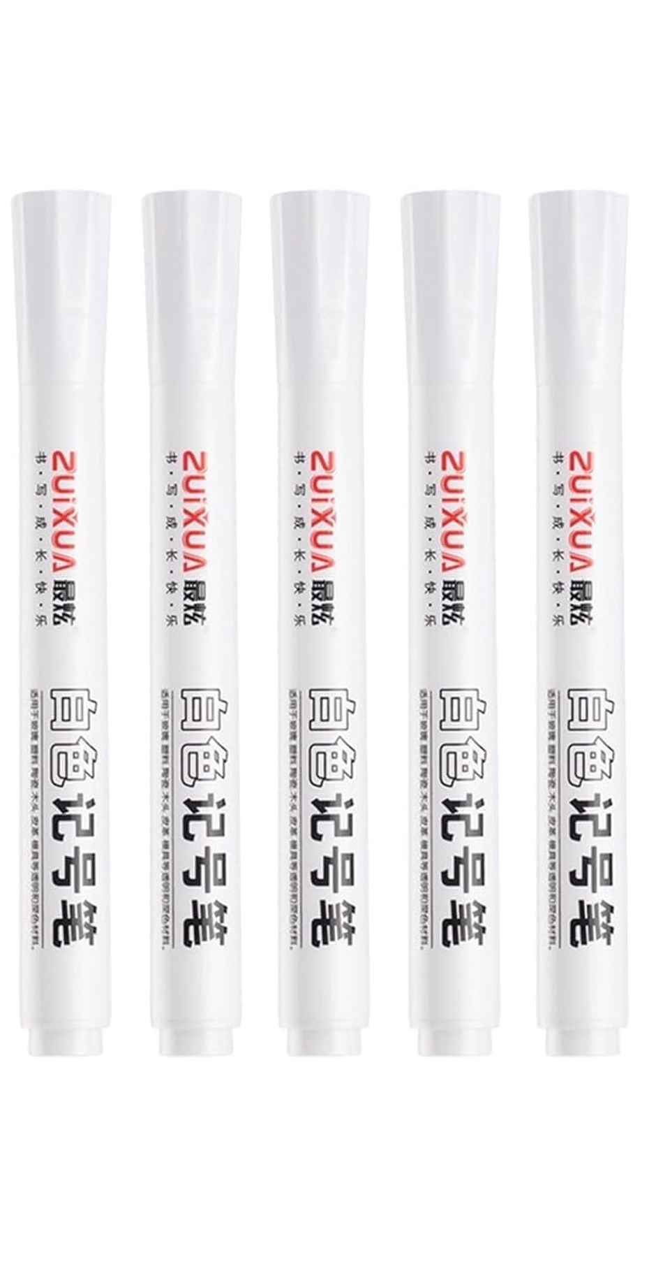 Chrome Waterproof White Permanent Paint Marker