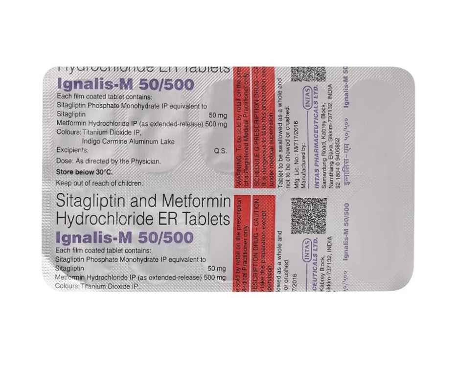 Ignalis-M 50/500 Tablet ER