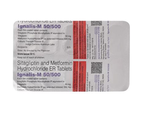 Ignalis-M 50/500 Tablets ER