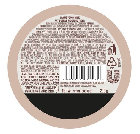 Lakme Peach Milk Soft Creme
