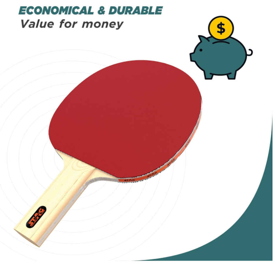 Stag 1 Star Table Tennis Playset (2 Racquets & 3 Balls) - Assorted