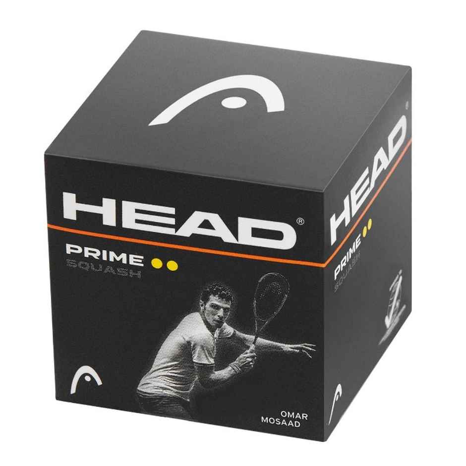 Head Prime Double Dot Rubber Squash Ball | High-Performance Game Ready