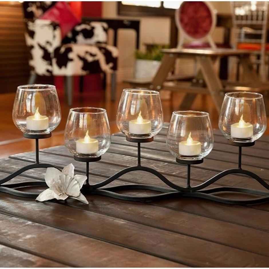 DesiDiya Acrylic LED Tea Light Candles