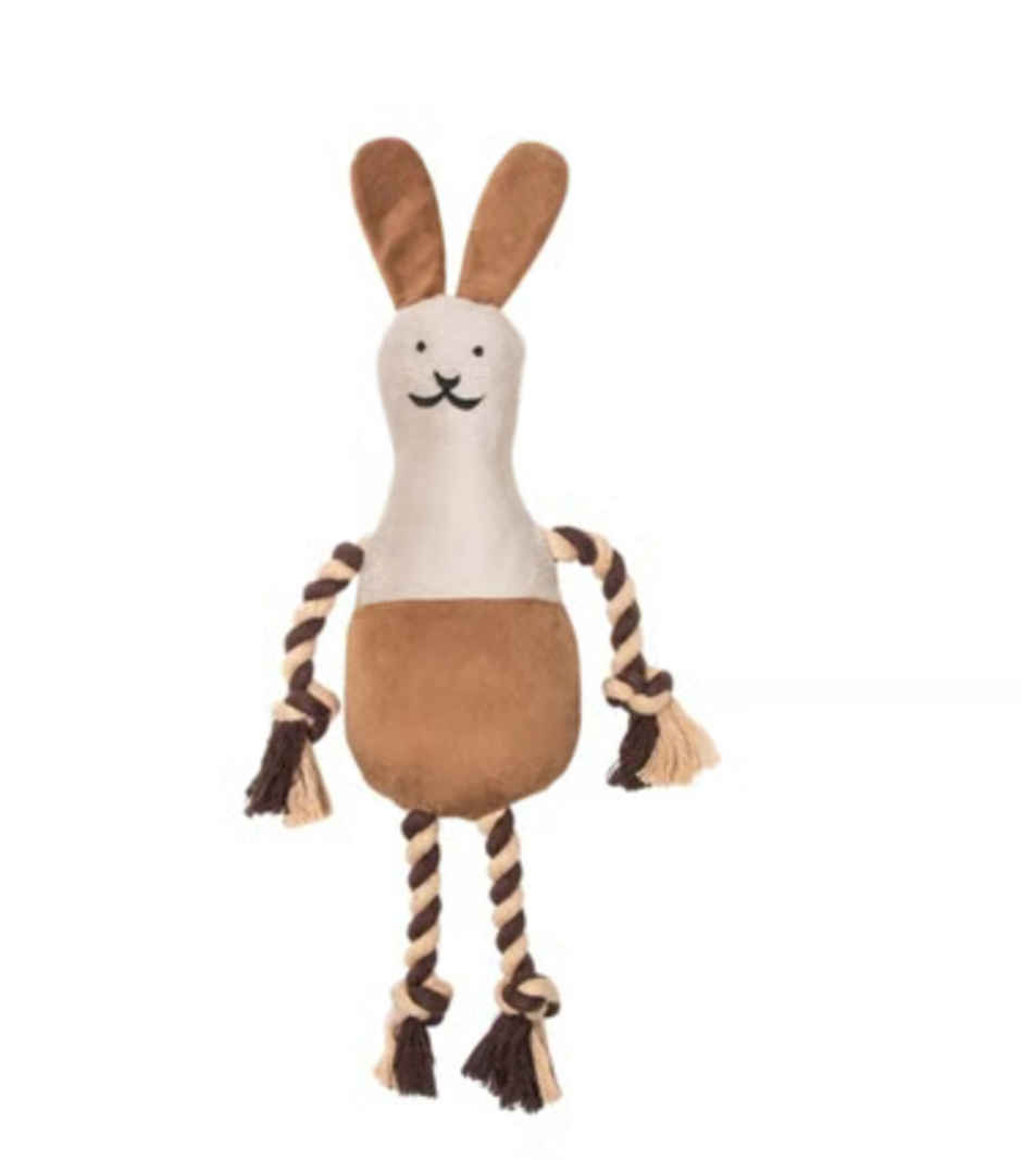 BearHugs Tug & Cuddle Rope Plush Dog Toy