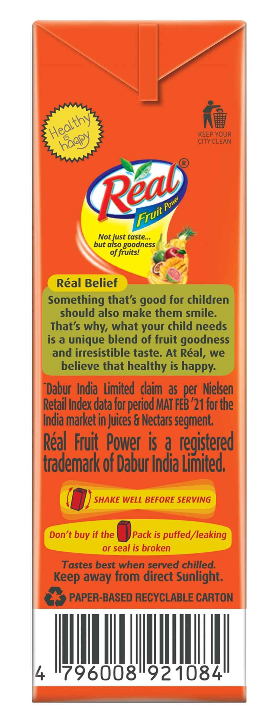 Dabur Real Mixed Fruit Juice | Fruity & Convenient