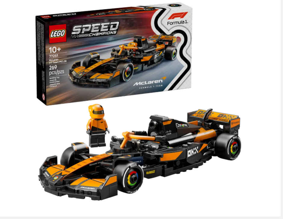 LEGO Speed Champions McLaren F1 Team MCL38 Race Car Vehicle Set 77251 Building Blocks Toys